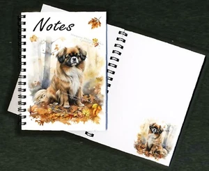 Tibetan Spaniel Dog Notebook/Notepad + small image on every page by Starprint - Picture 1 of 1