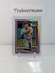 2024 Panini USA Stars & Stripes Hagen Smith Stripes Foil #80 Chicago White Sox - Foto 1 di 2