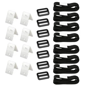 Solar Cover Reel Attachment Kit Straps Blanket for In-Ground Swimming Pool - Picture 1 of 8