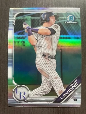2019 Bowman Draft Chrome Grant Lavigne REFRACTOR #BDC-188 - Image 1 of 2