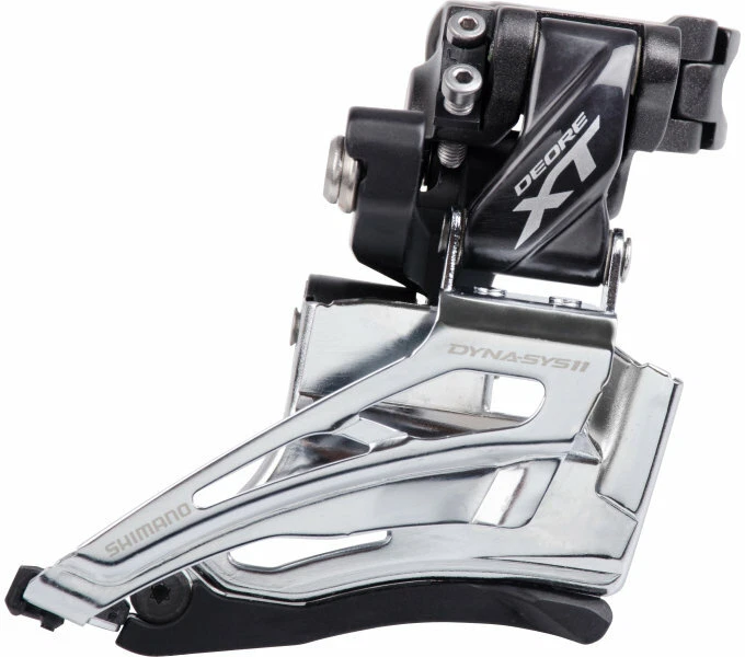 Shimano FD-M8025 Deore XT Derailleur Top Pull 2 x11 Compartment Train By Up Dual - Image 1 of 1