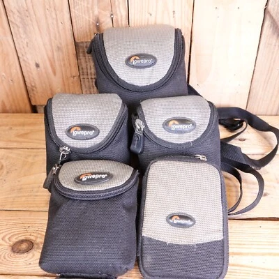 Bundle of 5 Lowepro D-Res Camera Cases -for Universal Digital Compact Cameras - Image 1 of 4