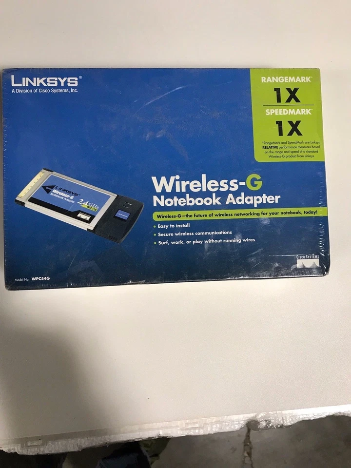 Linksys Wireless-G Notebook Adapter WPC54G - Image 1 of 2