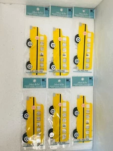 Lot of 6 - Jolee's by You Yellow SCHOOL BUS Dimensional Stickers 1 Per Pkg - Picture 1 of 6