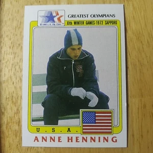 Anne Henning | 1983 Topps History's Greatest Olympians #72 Speed Skating - Bild 1 von 2