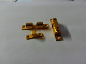 5 Stück Doppelkugelschnäpper Messing 43 x 9 x 12 mm - Bild 1 von 2