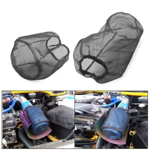 2X(Universal Car Cone Air Filter Protective Cover Waterproof Oilproof Dustproof - Picture 1 of 8