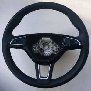 Skoda Octavia III 5E Multifunktionslenkrad Leder Lenkrad 5E0419685A - Bild 1 von 4