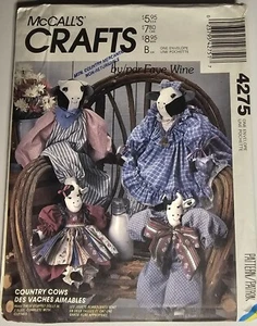 McCalls 4275 Country Cows Muster groß & klein Vintage 1989 unbenutzt - C1 - Bild 1 von 3
