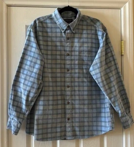 Roundtree & Yorke Mens Vintage Corduroy Plaid Button Down Shirt sz L - Picture 1 of 8