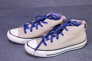 Converse All Star Street mid Sneaker Chucks Gr. 36 beige blau Canvas CH3-348 - Bild 1 von 14