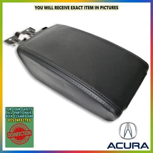 Acura TL CL BLACK Leather Center Console Lid Hinge Armrest OEM 1999 - 2003 - Picture 1 of 7
