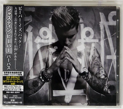 Justin Bieber Purpose Standard Edition CD 3Bonus Track Japan Limited Edition OBI - Imagem 1 de 2