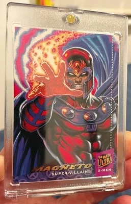 MAGNETO #55 RARE! PERFECT CRISP MINT CONDITION👌1994 FLEER ULTRA X-MEN NO FLAWS! - Image 1 of 4