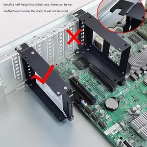 Desktop PC SSD/HDD Metal Bracket PCI Expansion Slot Rack Hard Disk Bracket - Photo 1/11
