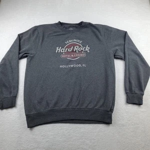 Hard Rock Sweatshirt Hollywood FL Herren Größe L grau  - Bild 1 von 15