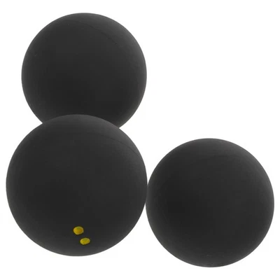  3 Pcs Racket Balls Training Squash Beginner Competition High Elastic - Image 1 of 4