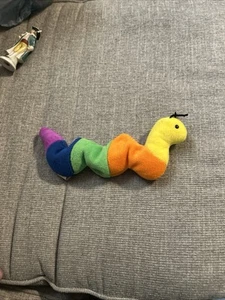 Vintage Ty Beanie Baby Inch The Worm - Bild 1 von 4