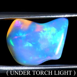 Raro AAA Floral Flash Juego de Color Cristal Ópalo de Fuego 4.96 Ct 14x10 Mm Piedra Preciosa - Imagen 1 de 14