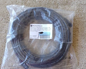 50ft Shielded CAT6A Network 500MHz Bare Copper Ethernet RJ45 Patch Cable; @c8 - Picture 1 of 5