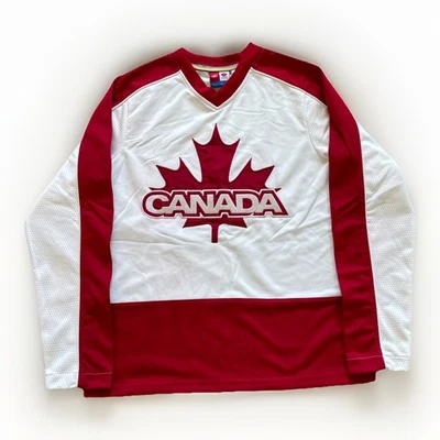 HBC Team Canada Hockey Jersey Womens M 2006 Torino Turin Winter Olympics Vtg Y2k - Image 1 of 4