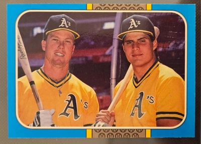 Donruss Highlights #40 1987 ¡Mark McGwire y José Canseco! Foto 1 de 2