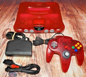 Nintendo 64 Funtastic N64 Sistema Rosso Anguria con Pacchetto Espansione - Foto 1 di 16