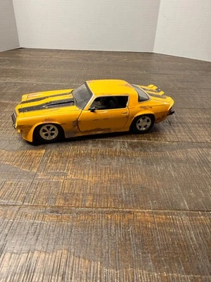 Transformers Bumblebee 1977 Chevy Camaro by Jada Toys 1:24 Die-Cast – Playworn – - Image 1 of 4