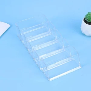 4 Pcs Transparentes Visitenkartenetui Büro Büroorganisator Geschäftsfall - Bild 1 von 12