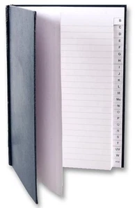 Q CONNECT - Buku Catatan A5 Bergaris dan Berindeks - 96 Halaman - Picture 1 of 1