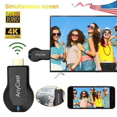 Anycast M2 Plus HDMI TV Stick Wireless WiFi Display Dongle Miracast AirPlay DLNA - Image 1 of 4