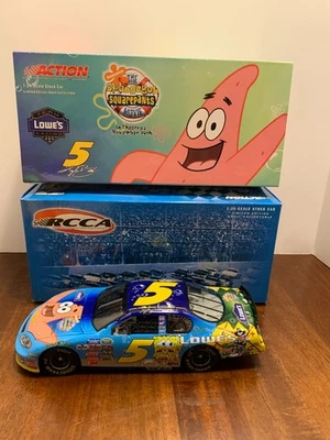 2004 Kyle Busch 1:24 Lowes / SpongeBob RCCA Die Cast Car #101/360 RARE! - Image 1 of 4