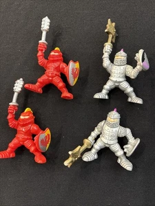 4 Fisher-Price Imaginext Red & Silver Knights From Great Adventures Castle - Picture 1 of 13