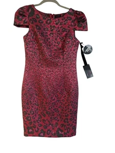 Giambattista Valli for Impulse Damen Leopardenmuster Metallic-Schimmer Kleid GR. 4 - Bild 1 von 5