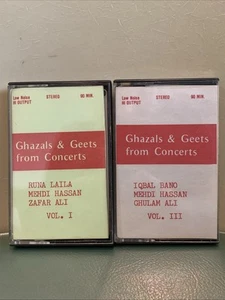 MEHDI HASSAN Zifar Ali SONGS AUDIO TAPE CASSETTE RARE Singapore 2x - Picture 1 of 6