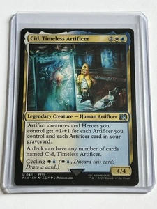 Cid Timeless Artificer 411 MTG Final Fantasy 2025 come nuovo - 9.0 + non comune non foil - Foto 1 di 13