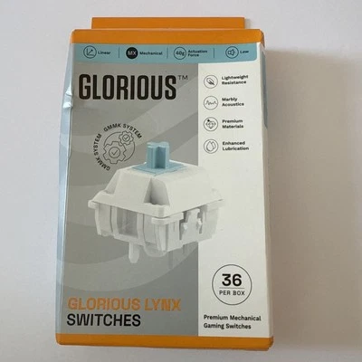 Glorious - Lubed Mechanical Keyboard 5-pin Hot Swappable Switches (36x) - Lin... - Image 1 of 3