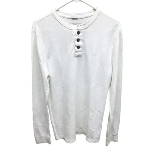 A&F Abercrombie & Fitch White Moose Logo Thermo Muscle Henley Size S - Bild 1 von 7