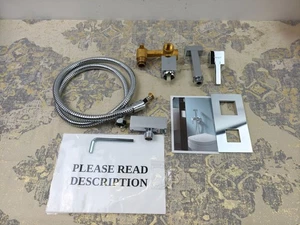 Ibergrif M22011 Square Concealed Shower Mixer Set, Hot and Cold Bidet Spray with - Picture 1 of 16