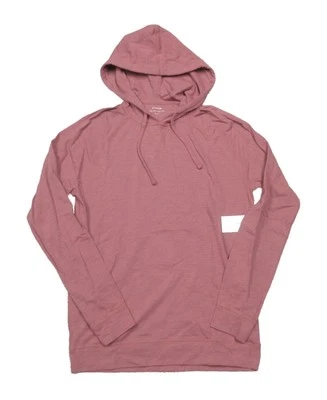 Sudadera con capucha de algodón rojo descolorido Vince para hombre Foto 1 de 3