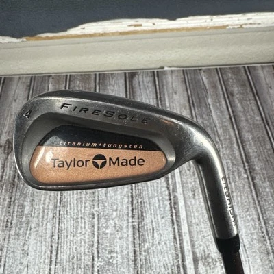 TaylorMade Firesole 4 Iron Titanium Tungsten Bubble S-90 Graphite Shaft RH 39” - Image 1 of 4
