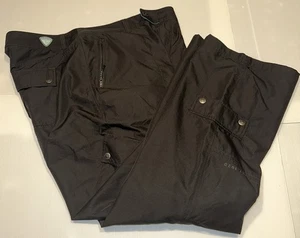 Eddie Bauer Women’s Size 16 Fleece-Lined Pants Black Water-Resistant Warm - Picture 1 of 19