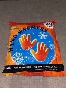 20 pares de calentadores de manos (40 calentadores) hasta 8 horas de calor para cada uno (NUEVO) - Imagen 1 de 13