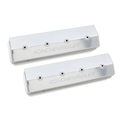 Holley 241-285 Aluminum Valve Covers For 1988-1995 Chevrolet C1500 5.0 5.7L Pair - Image 1 of 4