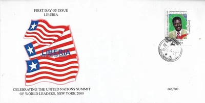 Liberia 1999 Rare FDC Burundi President Pierre Buyoya MNH - Image 1 of 2