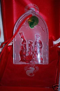 WATERFORD, 1999 NATIVITY COLLECTION ORNAMENT, THREE WISEMEN, MINT, ORIGINAL BOX - Picture 1 of 1