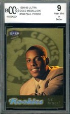 Paul Pierce Beckett BCCG 9 1998 Ultra Gold Medallion Rookie