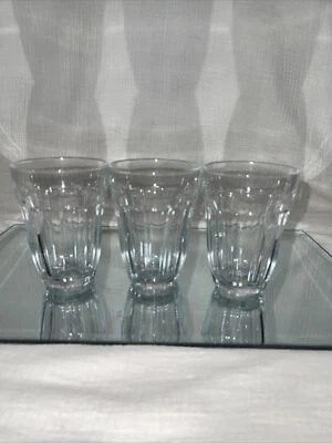 Vintage Pasabahce Palaks Clear Glass Paneled 6 Oz Juice Glass Made in Turkey #3 - Image 1 of 4