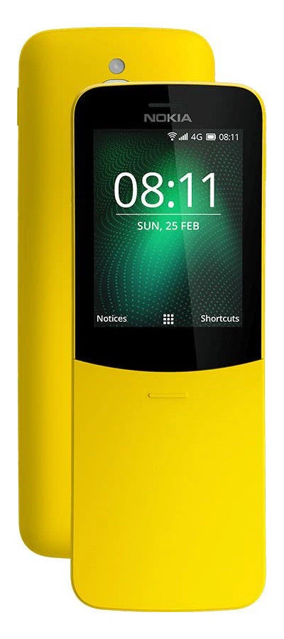 Nokia 8110 4G - 4 GB - Yellow (Unlocked)
