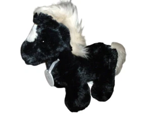 The Manhattan Toy Company Black Horse Plush Toy Little Gallops Pepper NWT RARE - Picture 1 of 3